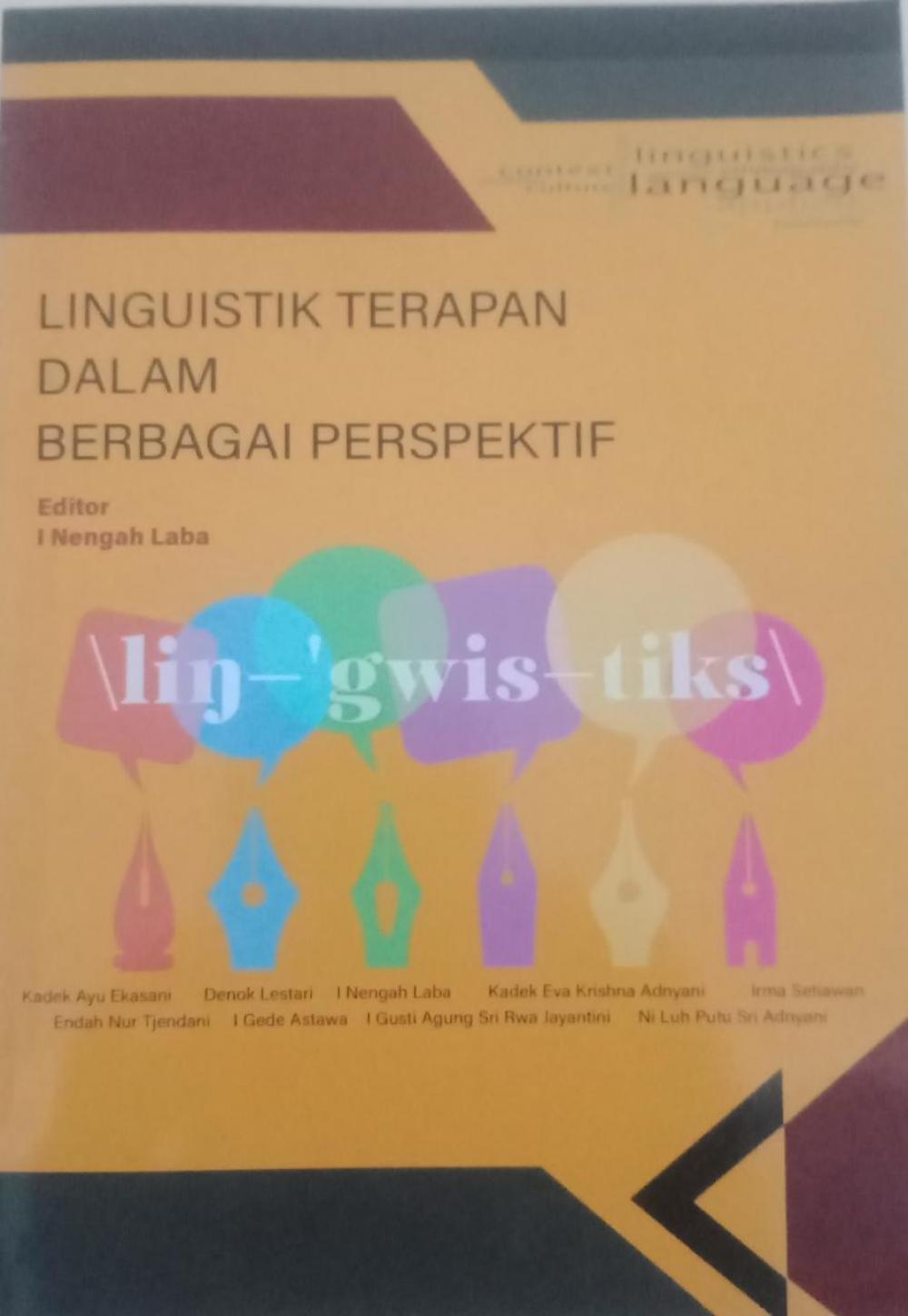 Linguistik Terapan dalam Berbagai Perspektif