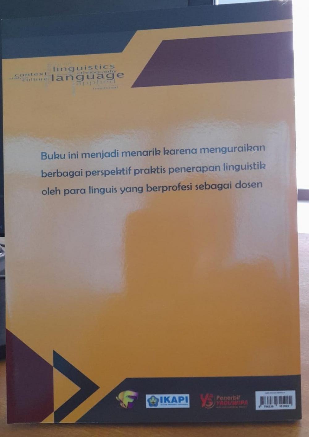 Linguistik Terapan dalam Berbagai Perspektif cover belakang